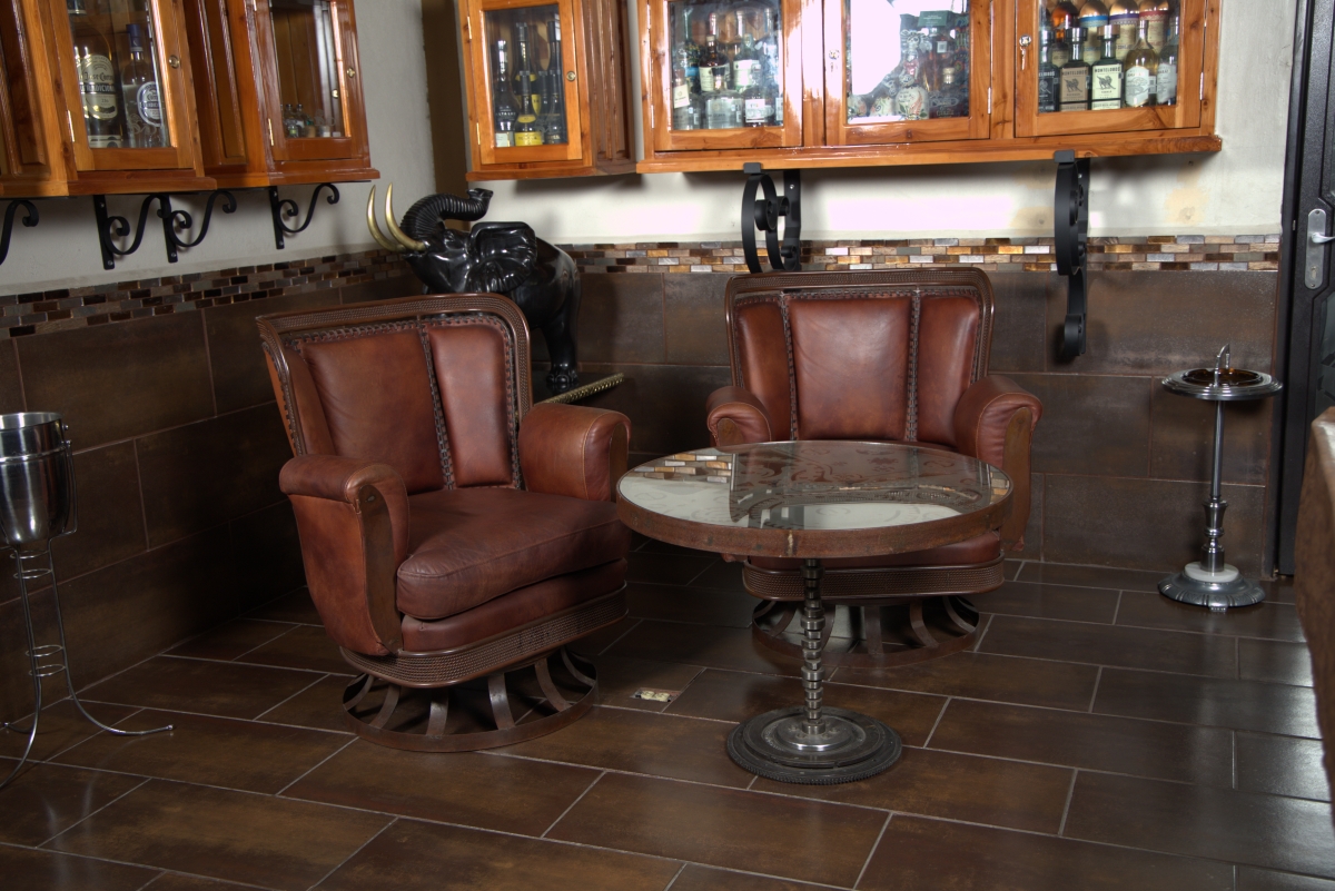 Sillones Giratorios de Piel